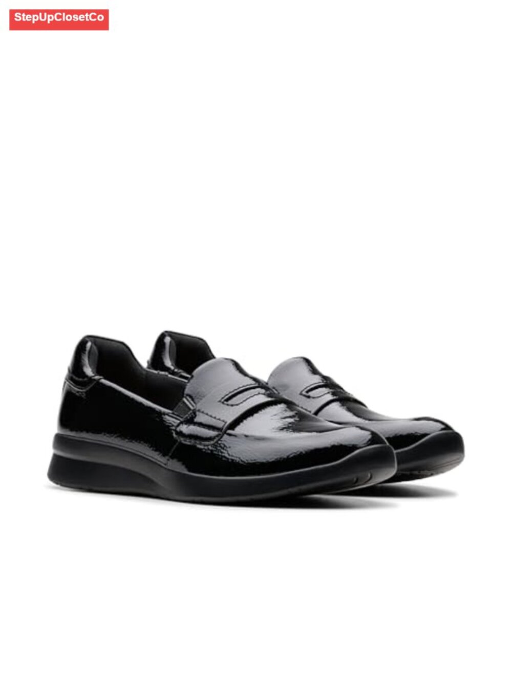 Clarks Ellowyn Penny Women's Loafers - Cushioned Comfort Pull-On - Picture 4 of 6